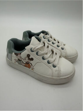 Disney White & Green Mickey Mouse Sneakers 9 (Toddler)